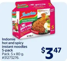 Walmart Indomie hot and spicy instant noodles offer