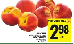 Food Basics PEACHES OR NECTARINES offer