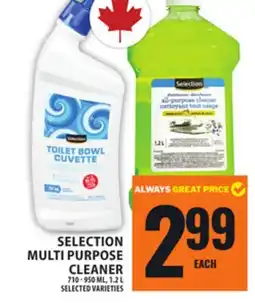 Food Basics SELECTION MULTI PURPOSE CLEANER offer