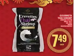Food Basics GOURMETA THAI SHRIMP offer
