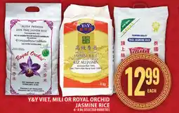 Food Basics Y&Y VIET, MILI OR ROYAN ORCHID JASMINE RICE offer