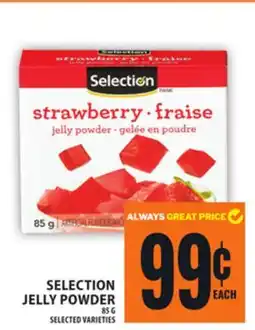 Food Basics SELECTION JELLY POWDER offer