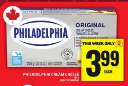 Food Basics PHILADELPHIA CREAM CHEESE offer