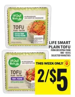 Food Basics LIFE SMART PLAIN TOFU offer