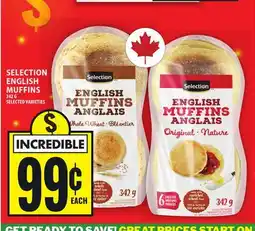Food Basics SELECTION ENGLISH MUFFINS offer