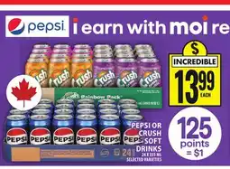 Food Basics PEPSI OR CRUSH SOFT DRINKS offer