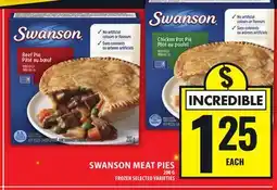 Food Basics SWANSON MEAT PIES offer