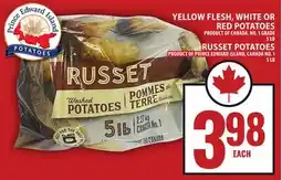 Food Basics YELLOW FLESH, WHITE OR RED POTATOES, RUSSET POTATOES offer