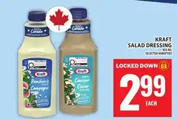Food Basics KRAFT SALAD DRESSING offer