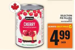 Food Basics SELECTION PIE FILLING offer