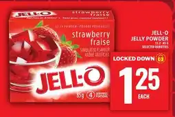 Food Basics JELL-O JELLY POWDER offer