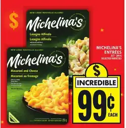 Food Basics MICHELINA'S ENTRÉES offer