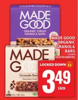 Food Basics MADE GOOD ORGANIC GRANOLA BARS offer