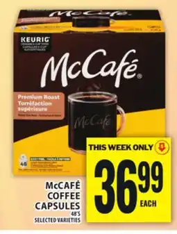 Food Basics MCCAFÉ COFFEE CAPSULES offer