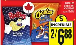 Food Basics RUFFLES CHIPS OR CHEETOS offer