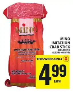 Food Basics MINO IMITATION CRAB STICK offer