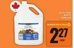 Food Basics SELECTION WHITE VINEGAR offer
