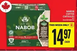 Food Basics NABOB COFFEE CAPSULES offer