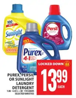 Food Basics PUREX, PERSIL OR SUNLIGHT LAUNDRY DETERGENT offer