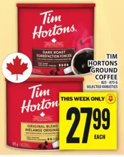 Food Basics TIM HORTONS GROUND COFFEE offer