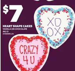 Loblaws HEART SHAPE CAKES offer