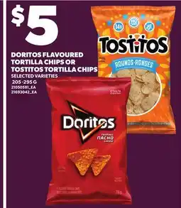 Loblaws DORITOS FLAVOURED TORTILLA CHIPS OR TOSTITOS TORTILLA CHIPS offer