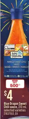 Loblaws BLUE DRAGON SWEET CHILI SAUCE offer