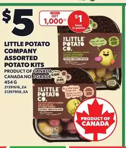 Loblaws LITTLE POTATO COMPANY ASSORTED POTATO KITS offer