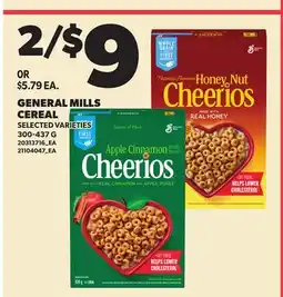 Loblaws GENERAL MILLS CEREAL offer