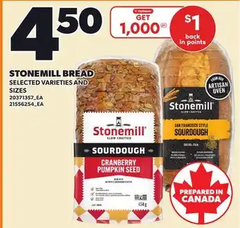 Loblaws STONEMILL BREAD offer