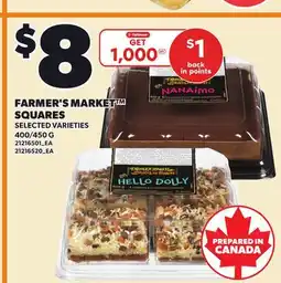 Loblaws FARMER'S MARKET SQUARES, 400/450 G offer