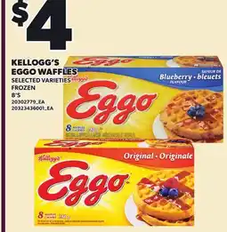 Loblaws KELLOGG'S EGGO WAFFLES, 8'S offer