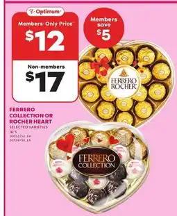 Loblaws FERRERO COLLECTION OR ROCHER HEART, 16'S offer