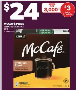 Loblaws MCCAFÉ PODS, 30'S offer