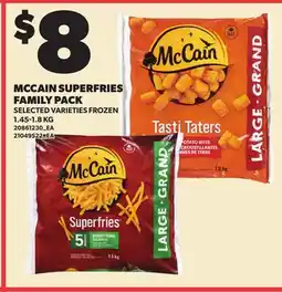 Loblaws MCCAIN SUPERFRIES FAMILY PACK offer