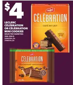 Loblaws LECLERC CÉLÉBRATION OR CÉLÉBRATION MINI COOKIES offer