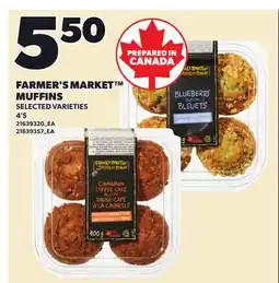 Loblaws FARMER'S MARKET MUFFINS, 4'S offer