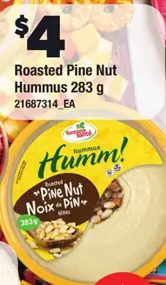Loblaws ROASTED PINE NUT HUMMUS offer
