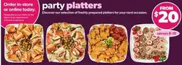 Loblaws party platters offer