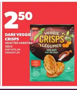 Loblaws DARE VEGGIE CRISPS offer