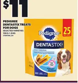 Loblaws PEDIGREE DENTASTIX TREATS FOR DOGS, 100 G-1.9 KG offer