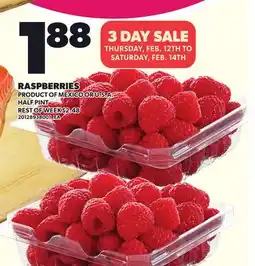 Loblaws RASPBERRIES offer