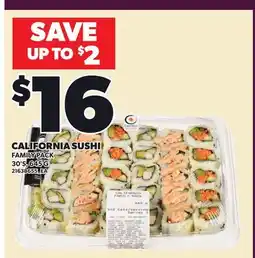 Loblaws CALIFORNIA SUSHI offer
