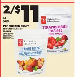 Loblaws PC FROZEN FRUIT offer