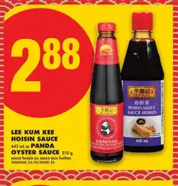 No Frills LEE KUM KEE HOISIN SAUCE 445 mL or PANDA OYSTER SAUCE 510 g offer