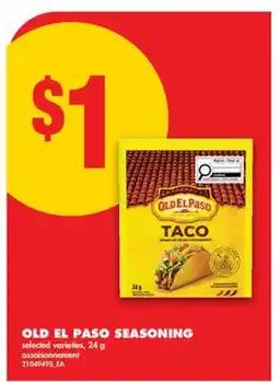 No Frills OLD EL PASO SEASONING offer