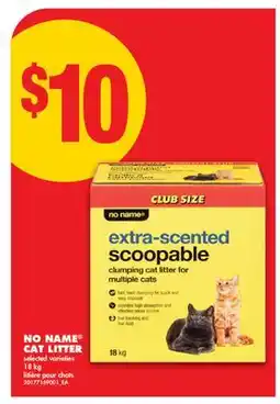 No Frills NO NAME CAT LITTER offer