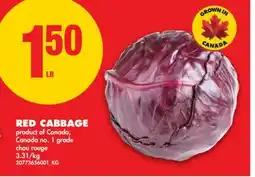 No Frills RED CABBAGE offer