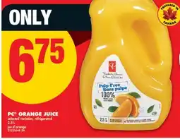 No Frills PC ORANGE JUICE offer
