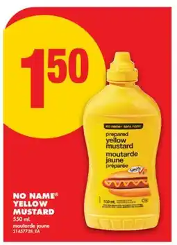 No Frills NO NAME YELLOW MUSTARD offer